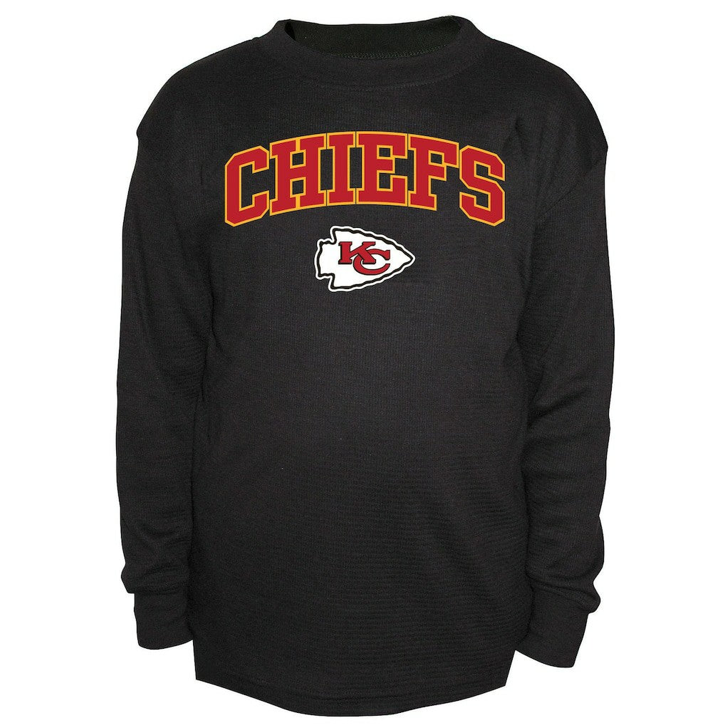 Big & Tall Thermal Long Sleeve Crew Neck T-Shirt - Kansas City Chiefs