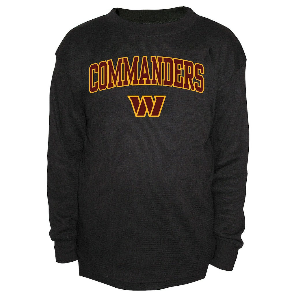 Big & Tall Thermal Long Sleeve Crew Neck T-Shirt - Washington Commanders