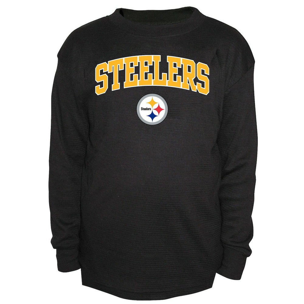 Big & Tall Thermal Long Sleeve Crew Neck T-Shirt - Pittsburgh Steelers