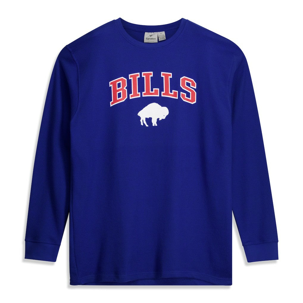 Big & Tall Throwback Thermal Long Sleeve T-Shirt - Buffalo Bills