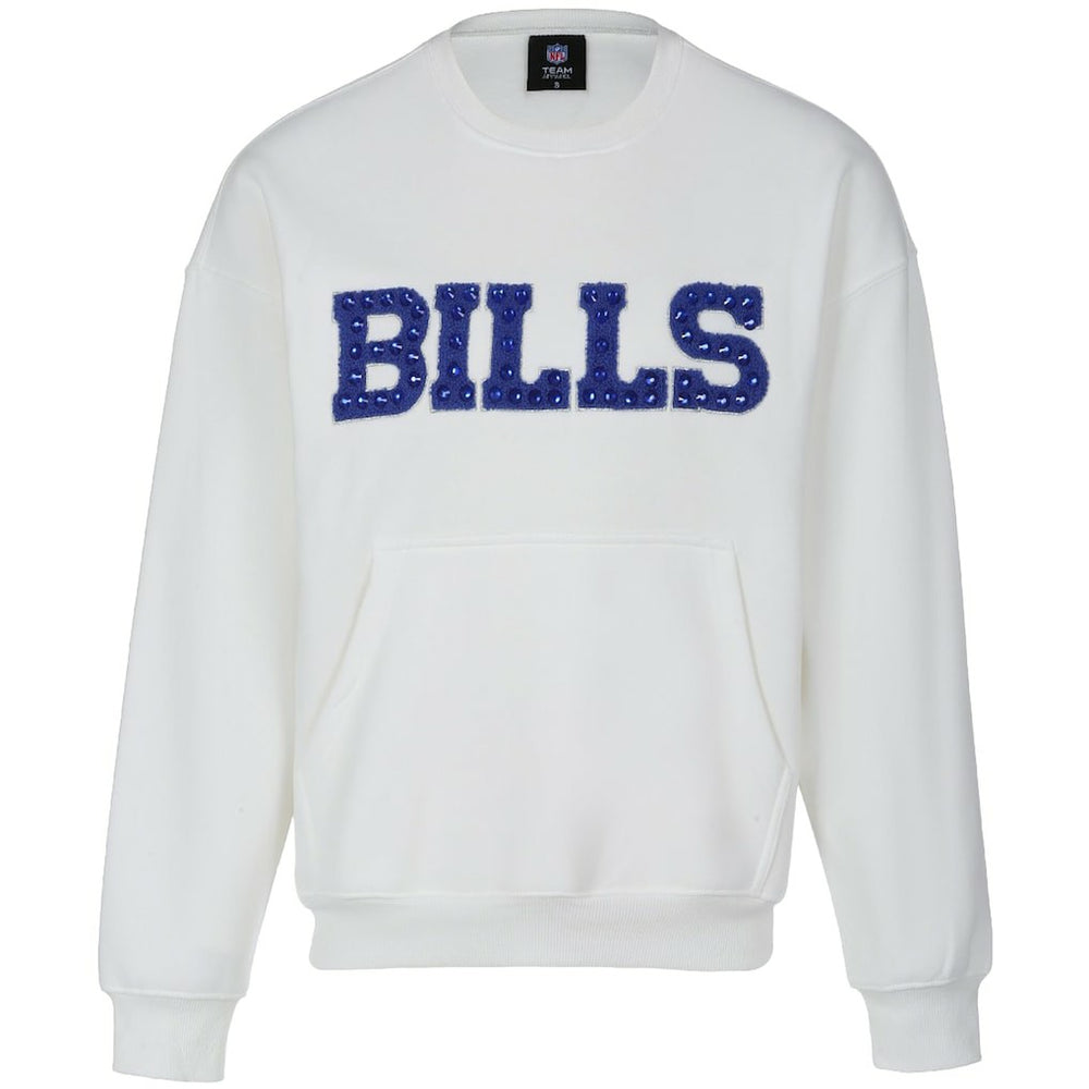 Cuce Women's Chenille Jeweled Sweatshirt - Buffalo Bills