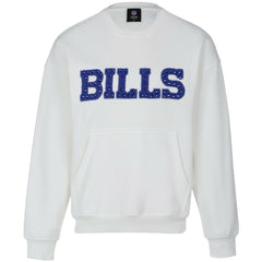 Cuce Women's Chenille Jeweled Sweatshirt - Buffalo Bills