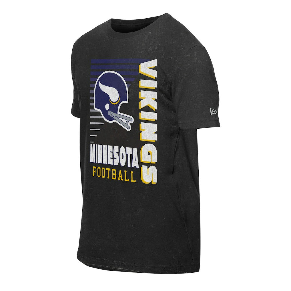 Retro Logo Enzyme Washed Oversized T-Shirt - Minnesota Vikings