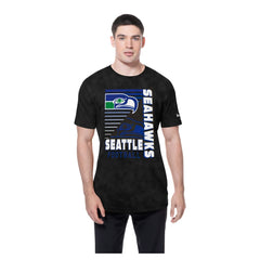 Retro Logo Enzyme Washed Oversized T-Shirt - Seattle Seahawks