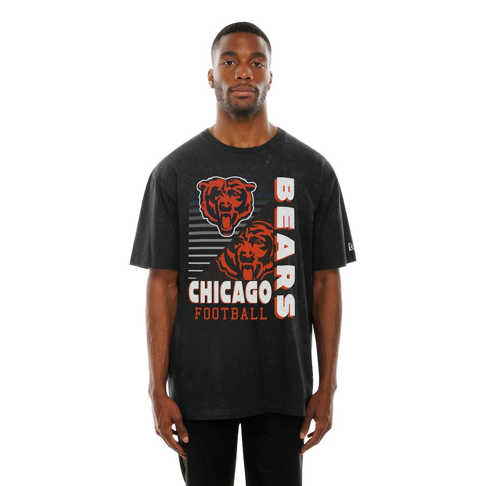 Enzyme Washed Oversized T-Shirt - Chicago Bears