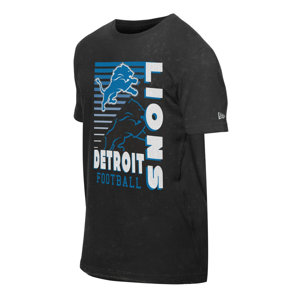 Enzyme Washed Oversized T-Shirt - Detroit Lions