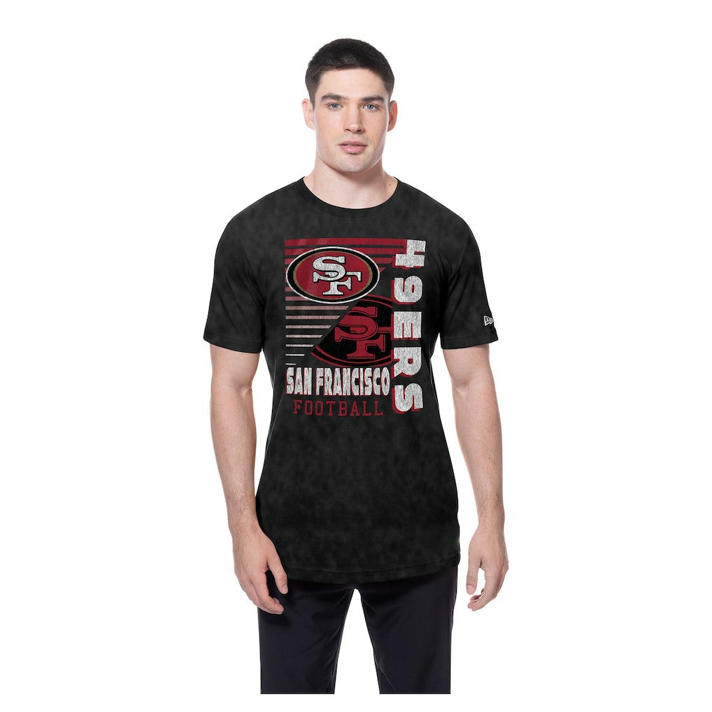 Enzyme Washed Oversized T-Shirt - San Francisco 49ers