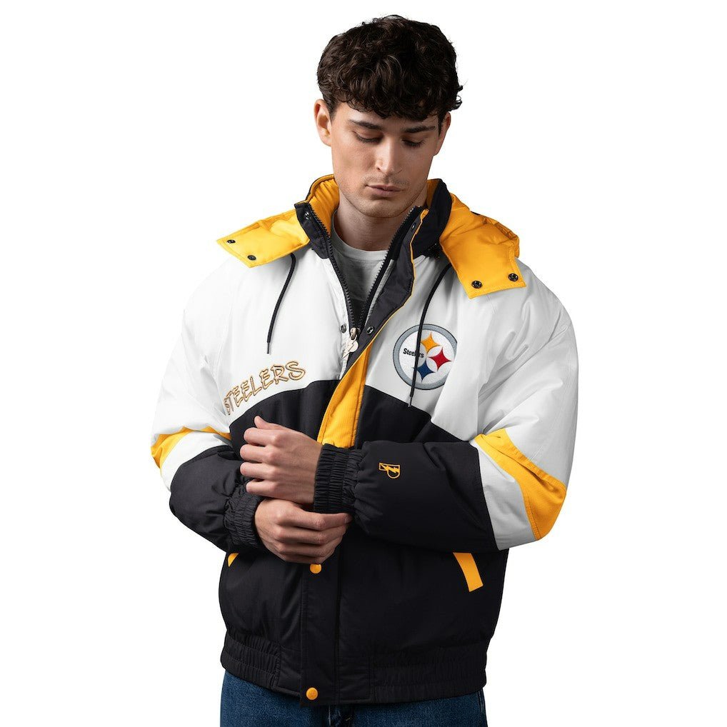 Pro Player Shoulder To Shoulder Polyfill Full-Zip Hooded Jacket - Pittsburgh Steelers
