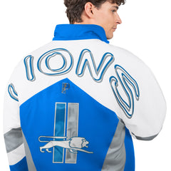 Pro Player Shoulder To Shoulder Polyfill Full-Zip Hooded Jacket - Detroit Lions
