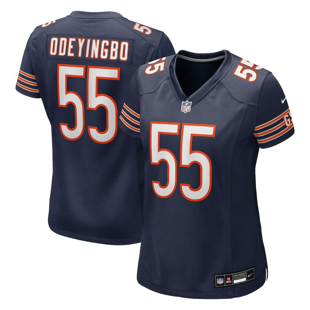 Dayo Odeyingbo  Women's Team Game Jersey - Chicago Bears