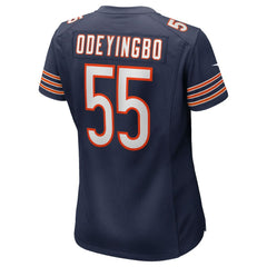 Dayo Odeyingbo  Women's Team Game Jersey - Chicago Bears