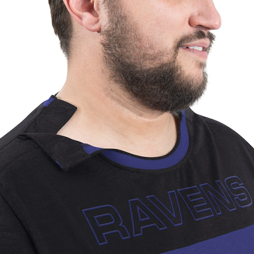 G-III Sports by Carl Banks Adaptive Outlast Long Sleeve T-Shirt - Baltimore Ravens