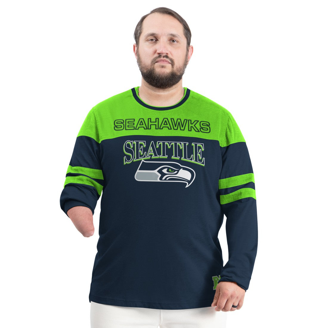 G-III Sports by Carl Banks Adaptive Outlast Long Sleeve T-Shirt - Seattle Seahawks