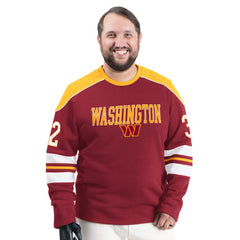 G-III Sports by Carl Banks Adaptive Lord Stanley Crewneck Sweatshirt - Washington Commanders