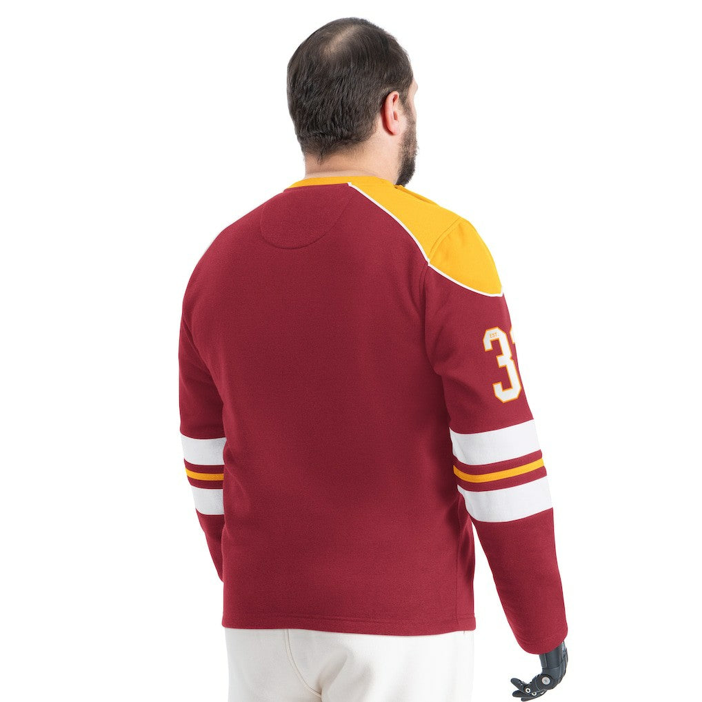 G-III Sports by Carl Banks Adaptive Lord Stanley Crewneck Sweatshirt - Washington Commanders