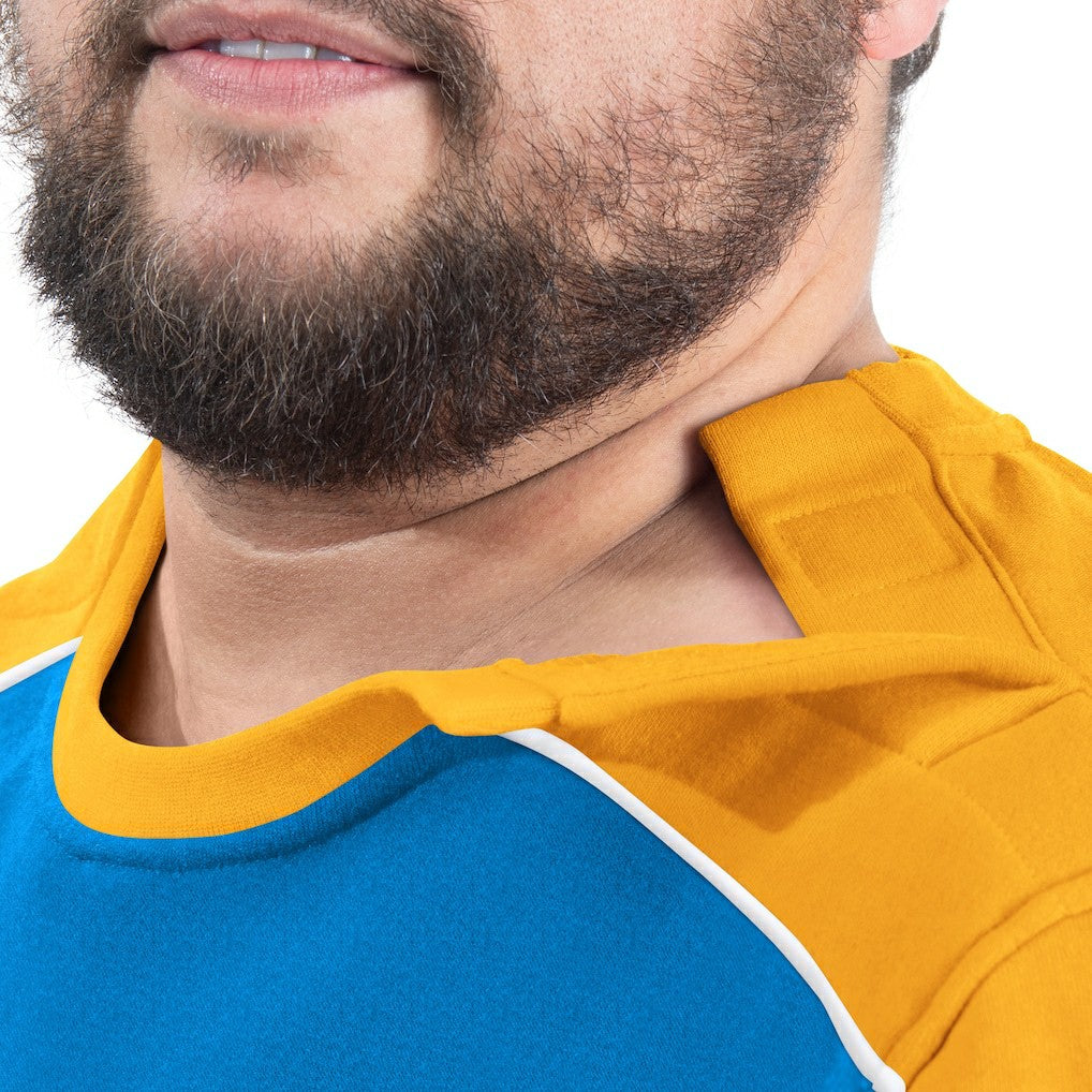 G-III Sports by Carl Banks Adaptive Lord Stanley Crewneck Sweatshirt - Los Angeles Chargers