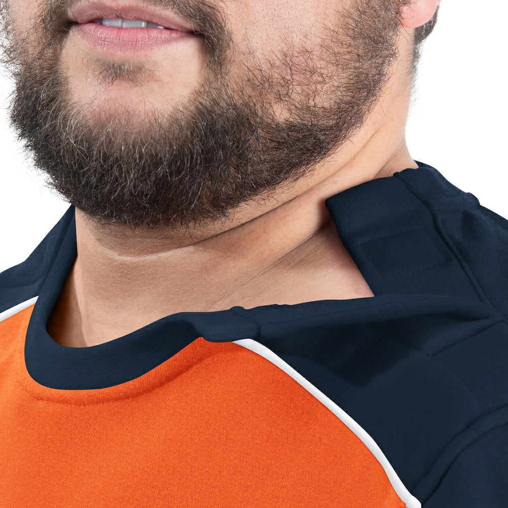 G-III Sports by Carl Banks Adaptive Lord Stanley Crewneck Sweatshirt - Denver Broncos