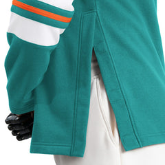 G-III Sports by Carl Banks Adaptive Lord Stanley Crewneck Sweatshirt - Miami Dolphins