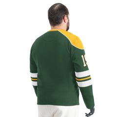 G-III Sports by Carl Banks Adaptive Lord Stanley Crewneck Sweatshirt - Green Bay Packers