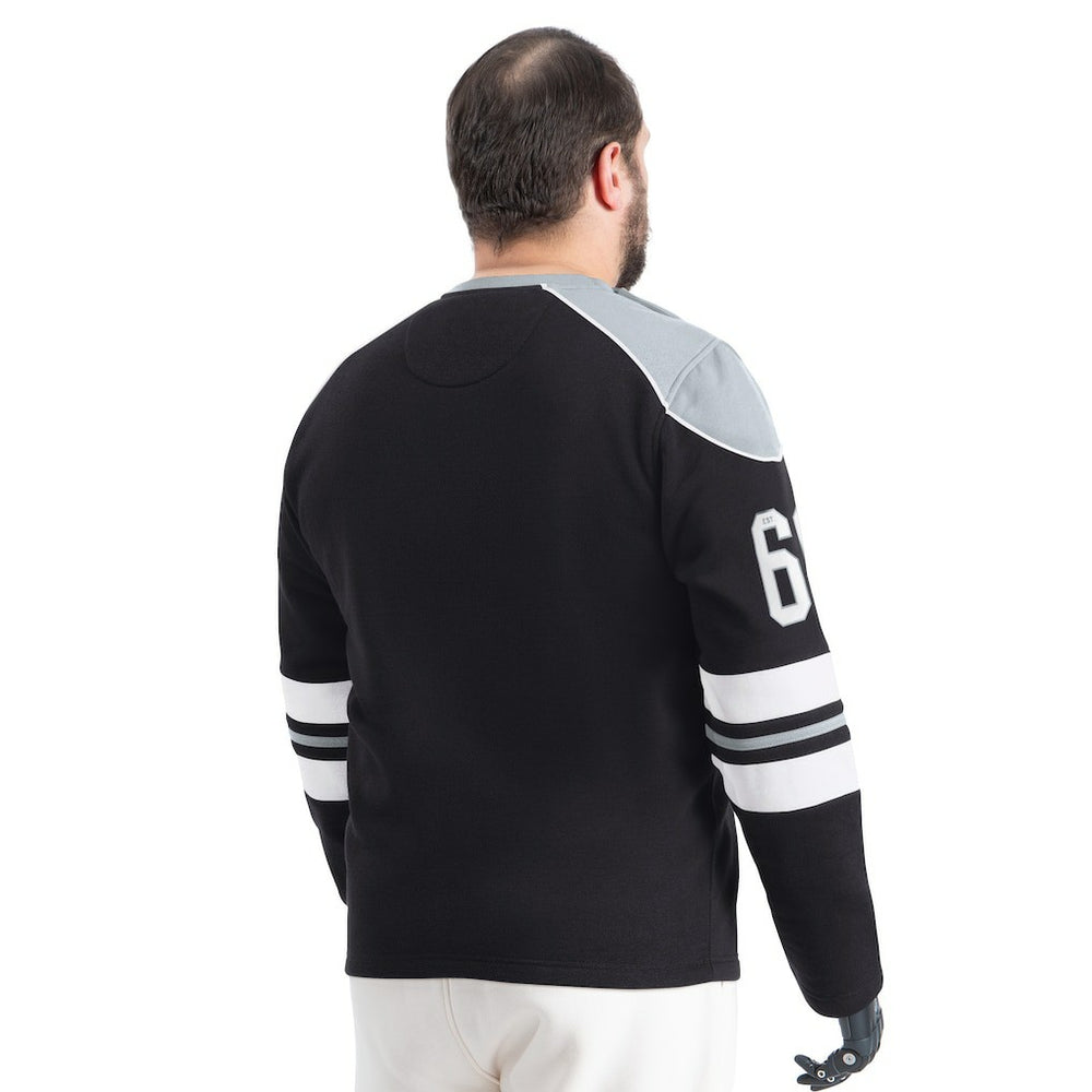 G-III Sports by Carl Banks Adaptive Lord Stanley Crewneck Sweatshirt - Las Vegas Raiders