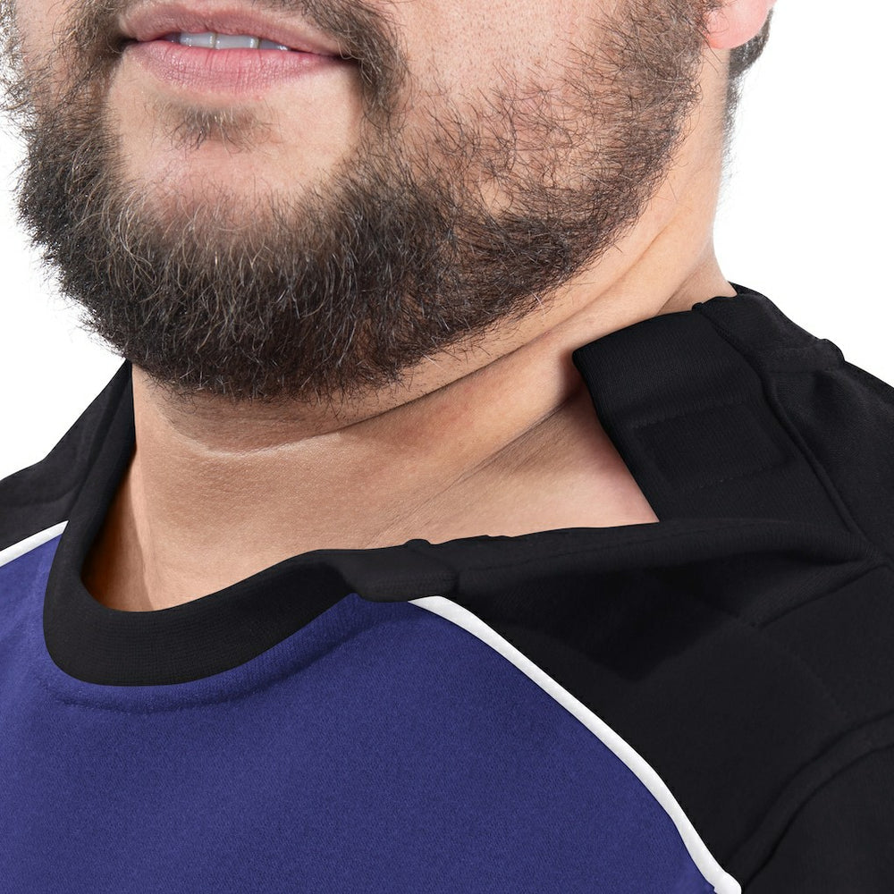 G-III Sports by Carl Banks Adaptive Lord Stanley Crewneck Sweatshirt - Baltimore Ravens