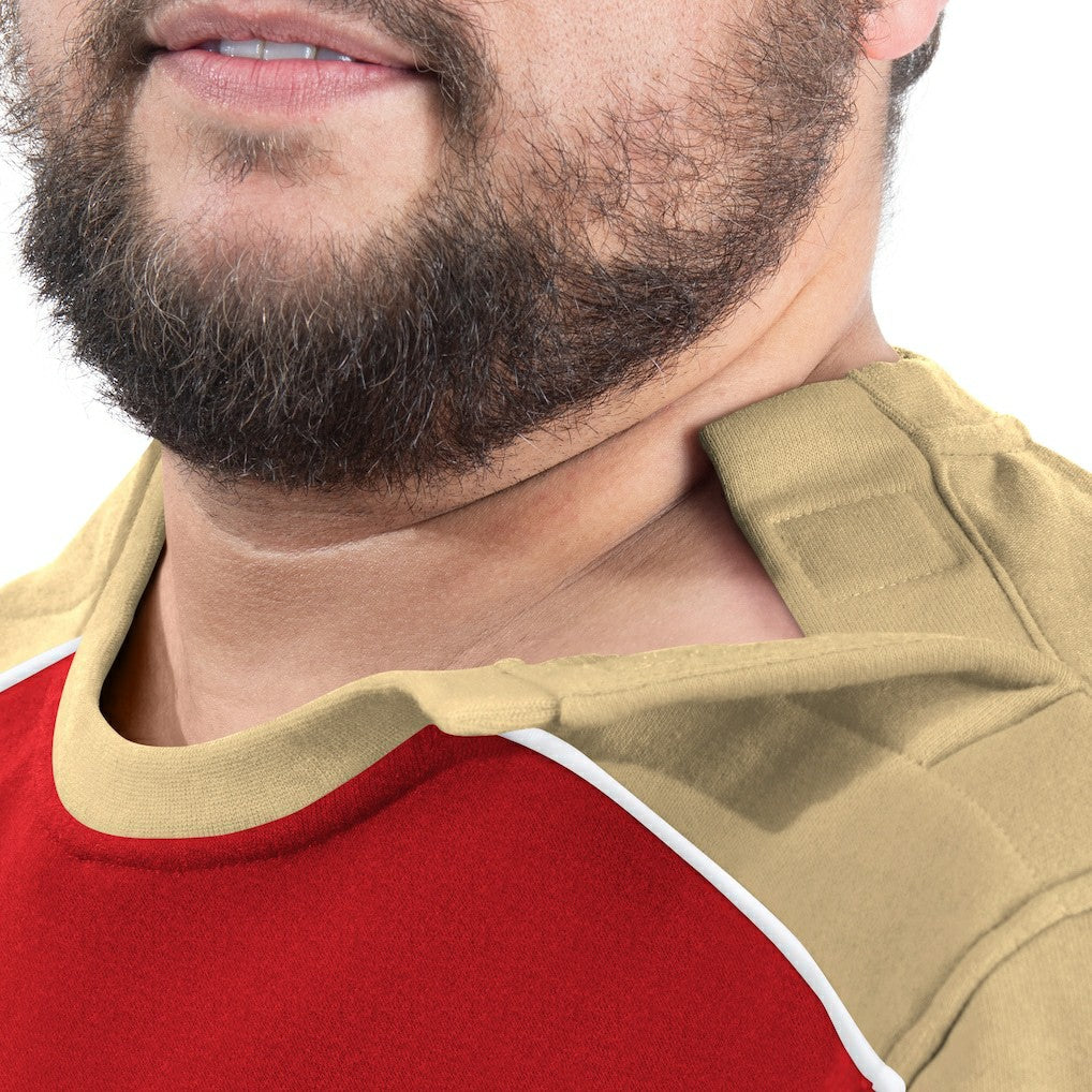 G-III Sports by Carl Banks Adaptive Lord Stanley Crewneck Sweatshirt - San Francisco 49ers