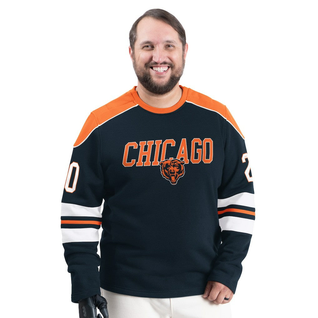 G-III Sports by Carl Banks Adaptive Lord Stanley Crewneck Sweatshirt - Chicago Bears