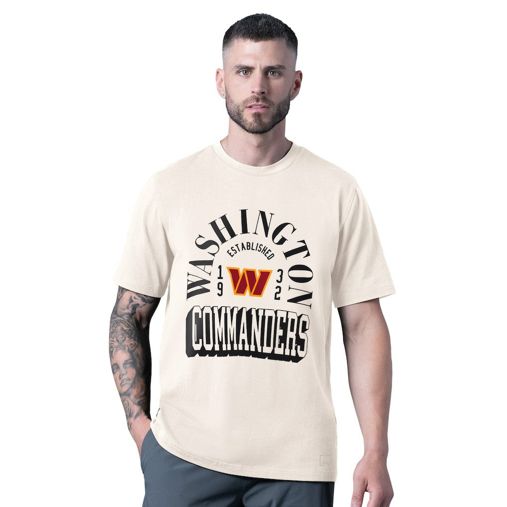 MSX by Michael Strahan Whiteout Vintage T-Shirt - Washington Commanders