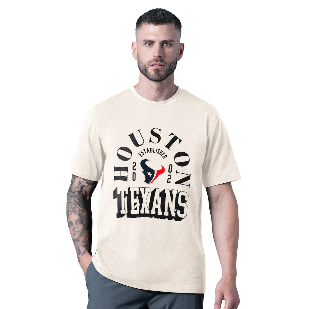MSX by Michael Strahan Whiteout Vintage T-Shirt - Houston Texans