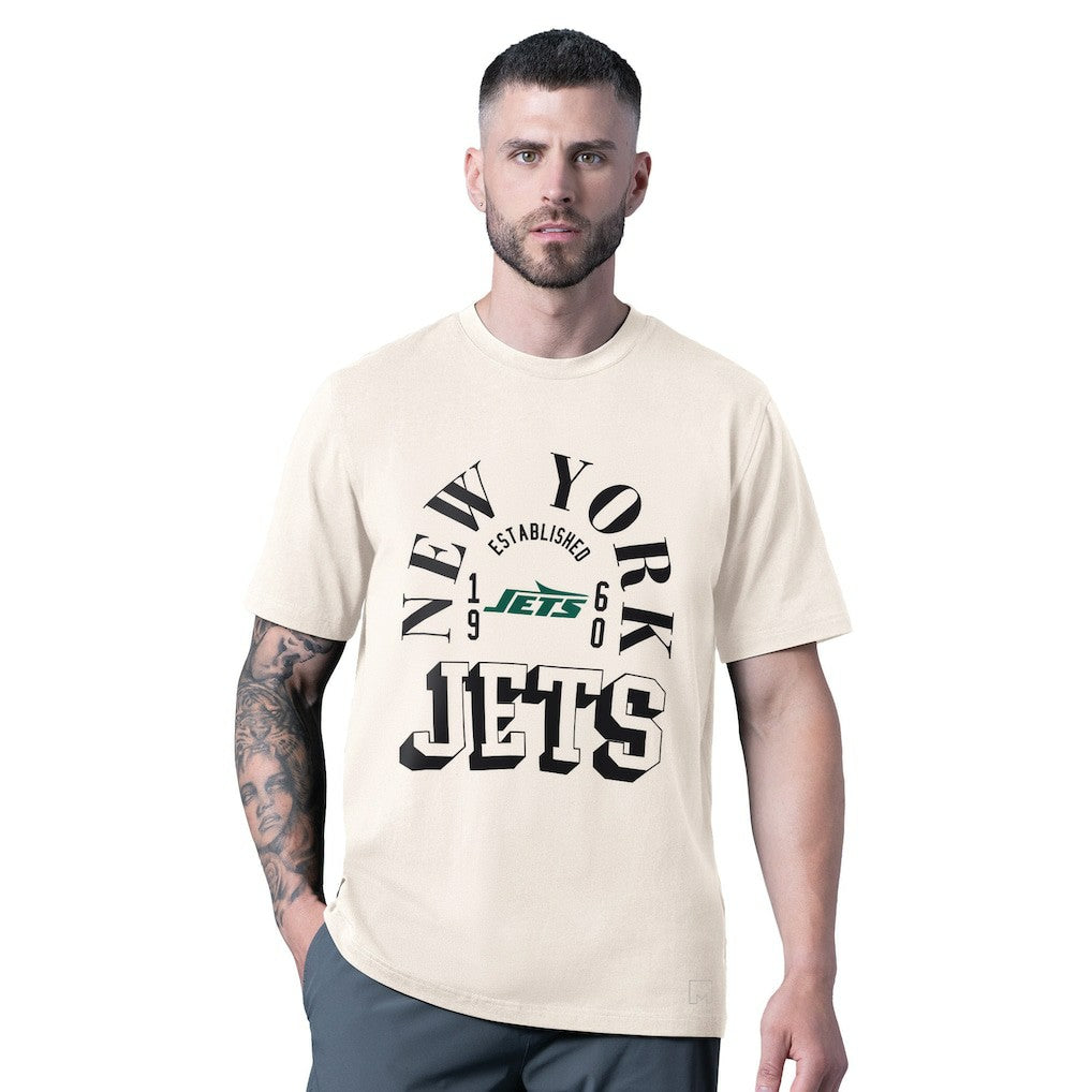 MSX by Michael Strahan Whiteout Vintage T-Shirt - New York Jets
