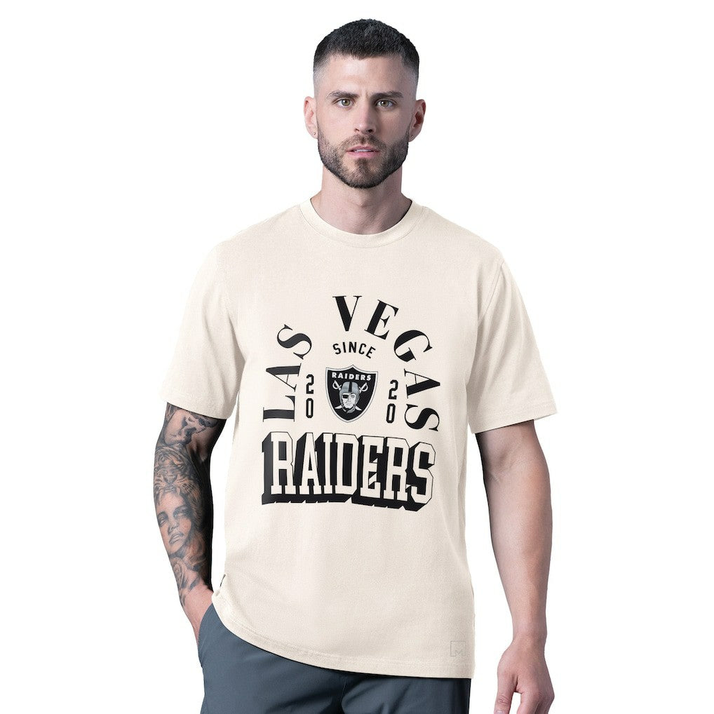 MSX by Michael Strahan Whiteout Vintage T-Shirt - Las Vegas Raiders