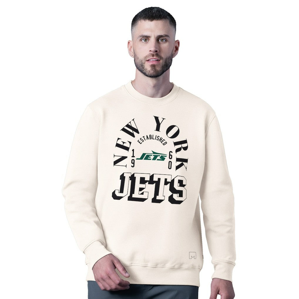 MSX by Michael Strahan Whiteout Tri-Blend Sweatshirt - New York Jets
