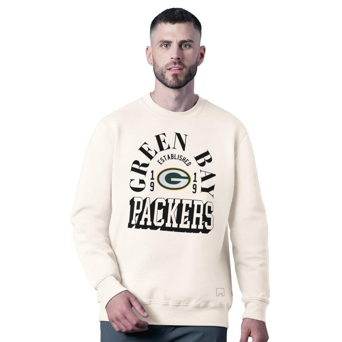 MSX by Michael Strahan Whiteout Tri-Blend Sweatshirt - Green Bay Packers