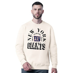 MSX by Michael Strahan Whiteout Tri-Blend Sweatshirt - New York Giants