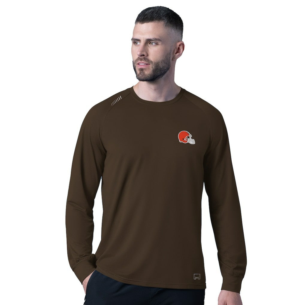MSX by Michael Strahan Forward Long-Sleeve T-Shirt - Cleveland Browns