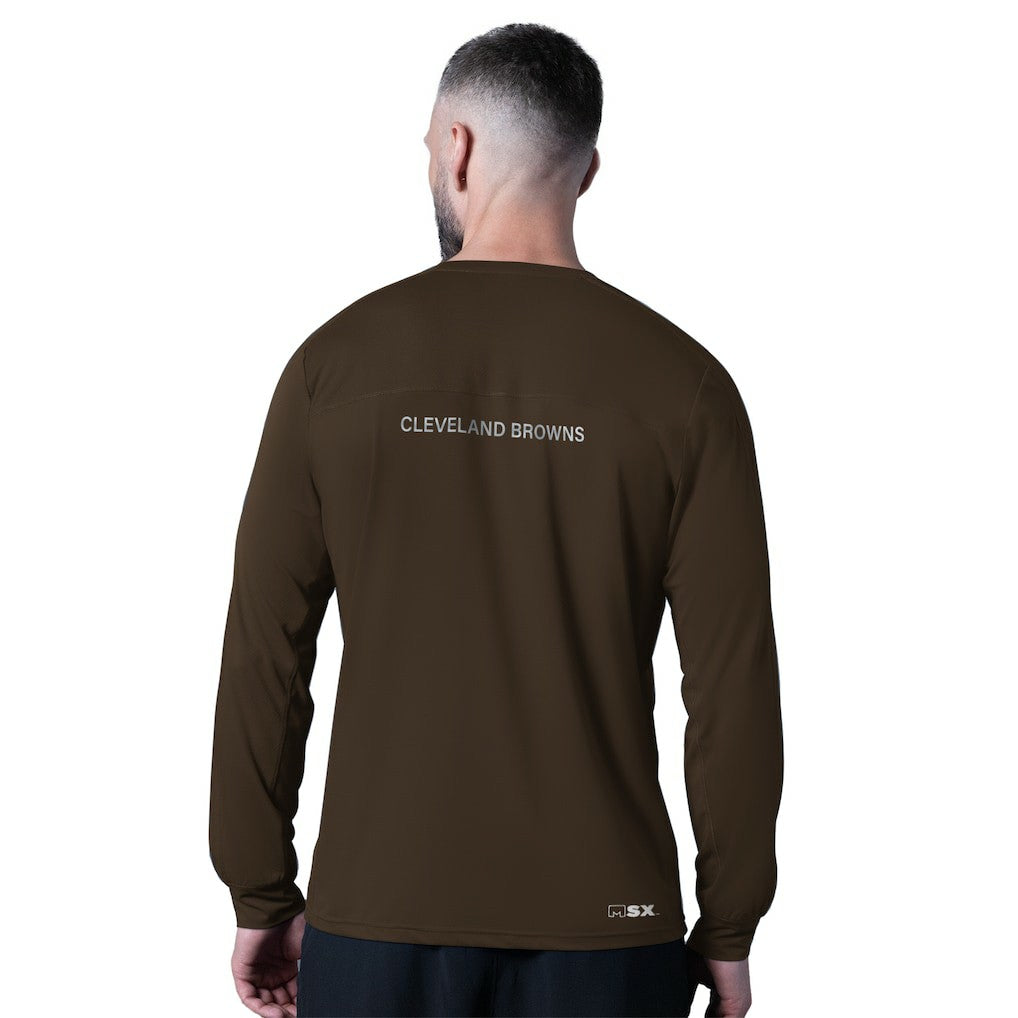 MSX by Michael Strahan Forward Long-Sleeve T-Shirt - Cleveland Browns