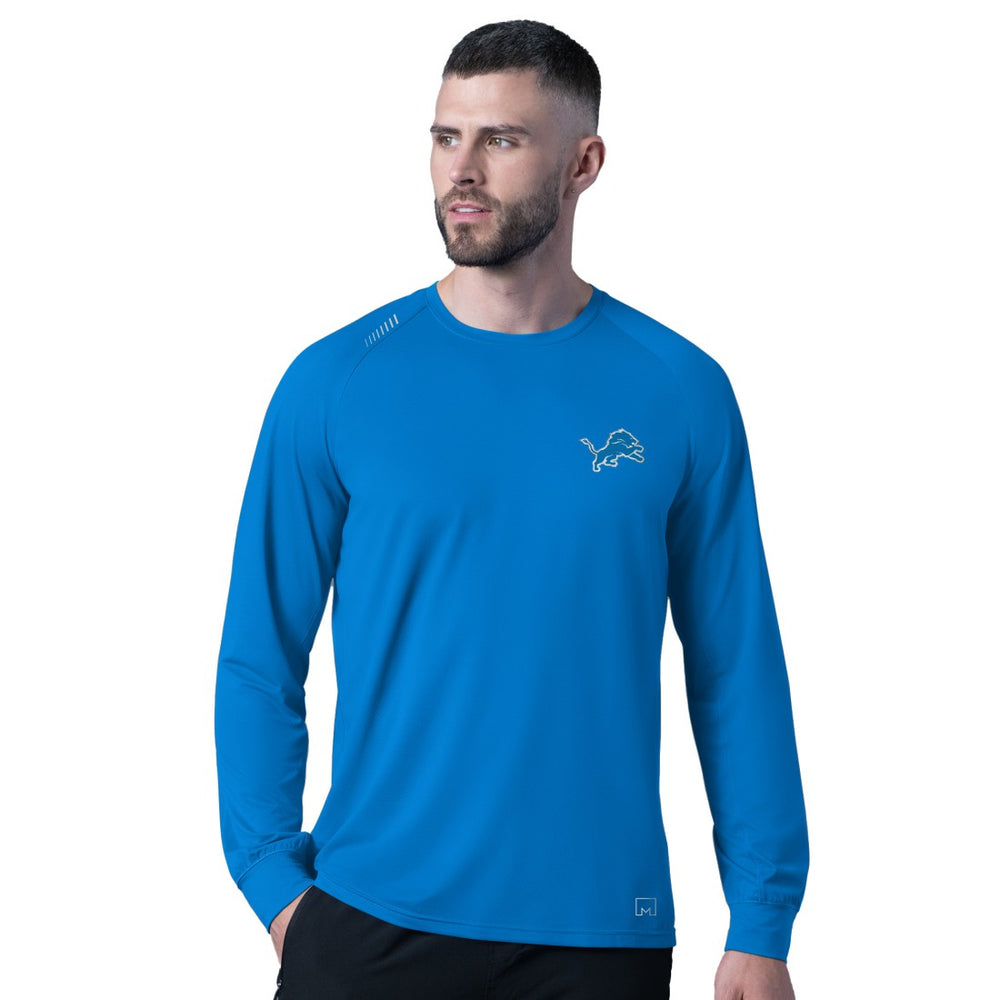 MSX by Michael Strahan Forward Long-Sleeve T-Shirt - Detroit Lions