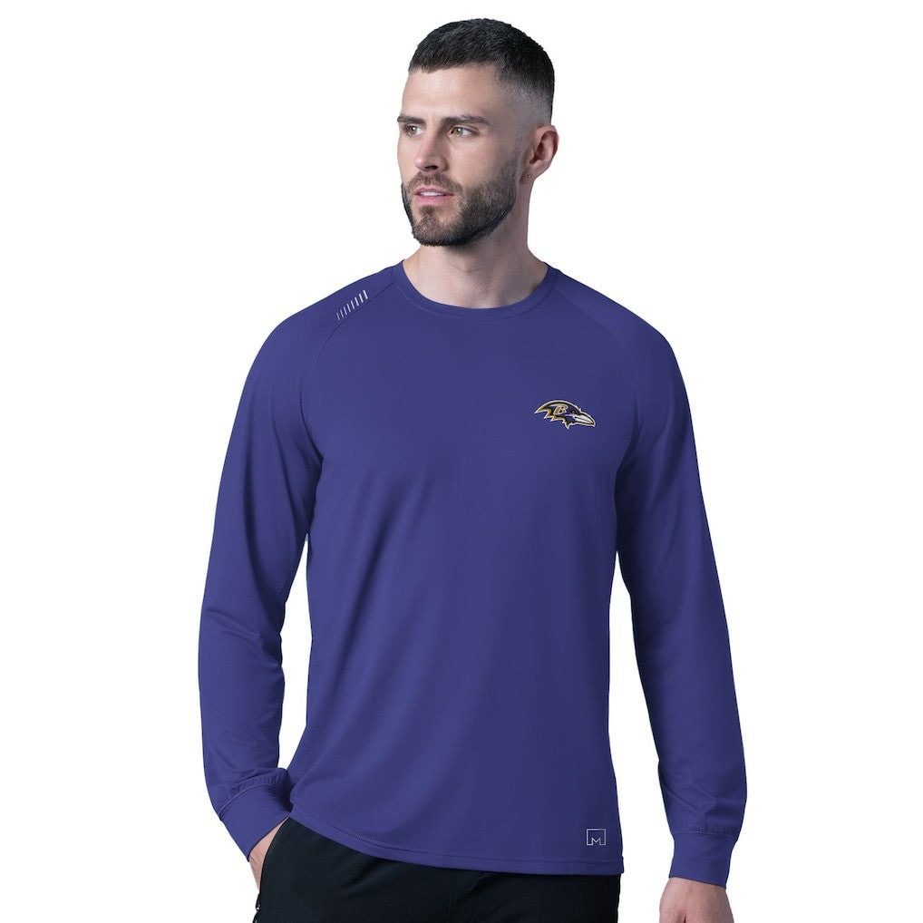 MSX by Michael Strahan Forward Long-Sleeve T-Shirt - Baltimore Ravens
