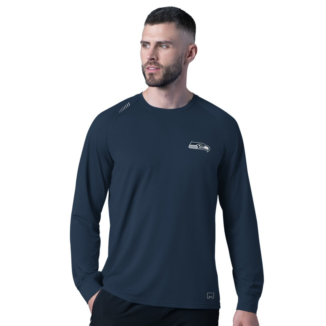 MSX by Michael Strahan Forward Long-Sleeve T-Shirt - Seattle Seahawks