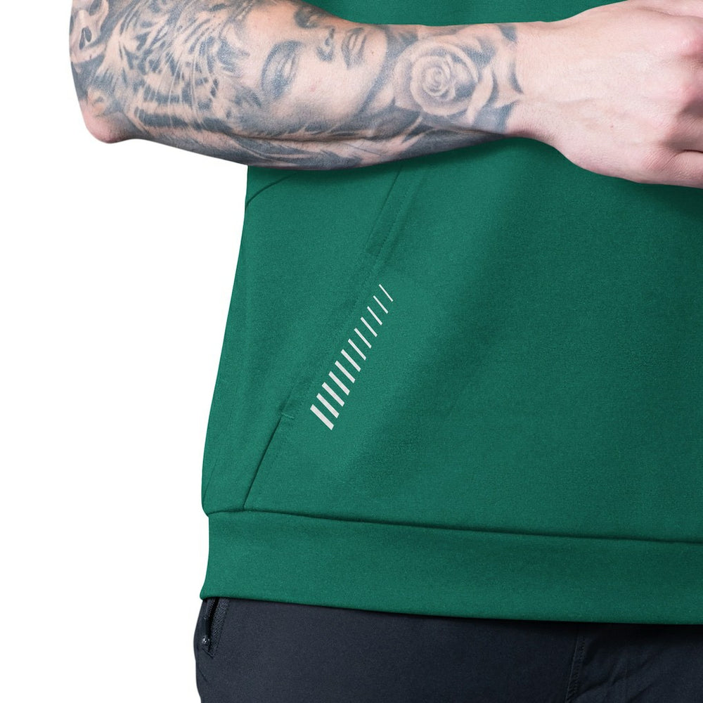 MSX by Michael Strahan Tri-Blend Rebound Sleeveless Hoodie - New York Jets