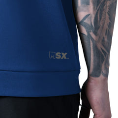 MSX by Michael Strahan Tri-Blend Rebound Sleeveless Hoodie - New York Giants
