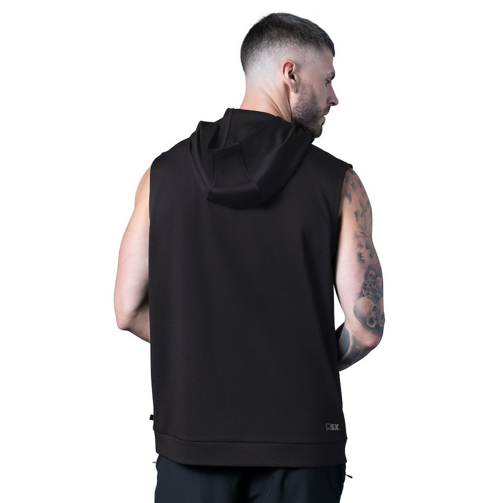 MSX by Michael Strahan Tri-Blend Rebound Sleeveless Hoodie - Jacksonville Jaguars