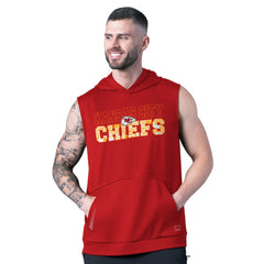 MSX by Michael Strahan Tri-Blend Rebound Sleeveless Hoodie - Kansas City Chiefs