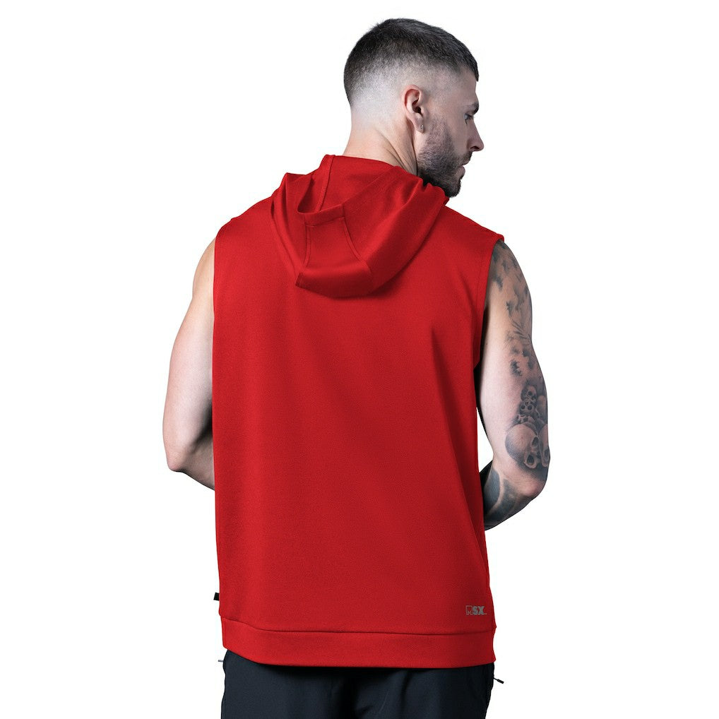 MSX by Michael Strahan Tri-Blend Rebound Sleeveless Hoodie - Kansas City Chiefs