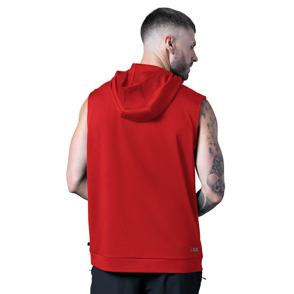 MSX by Michael Strahan Tri-Blend Rebound Sleeveless Hoodie - Kansas City Chiefs