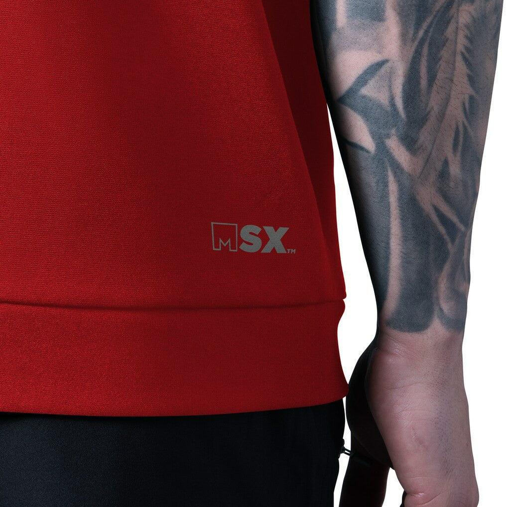 MSX by Michael Strahan Tri-Blend Rebound Sleeveless Hoodie - Kansas City Chiefs