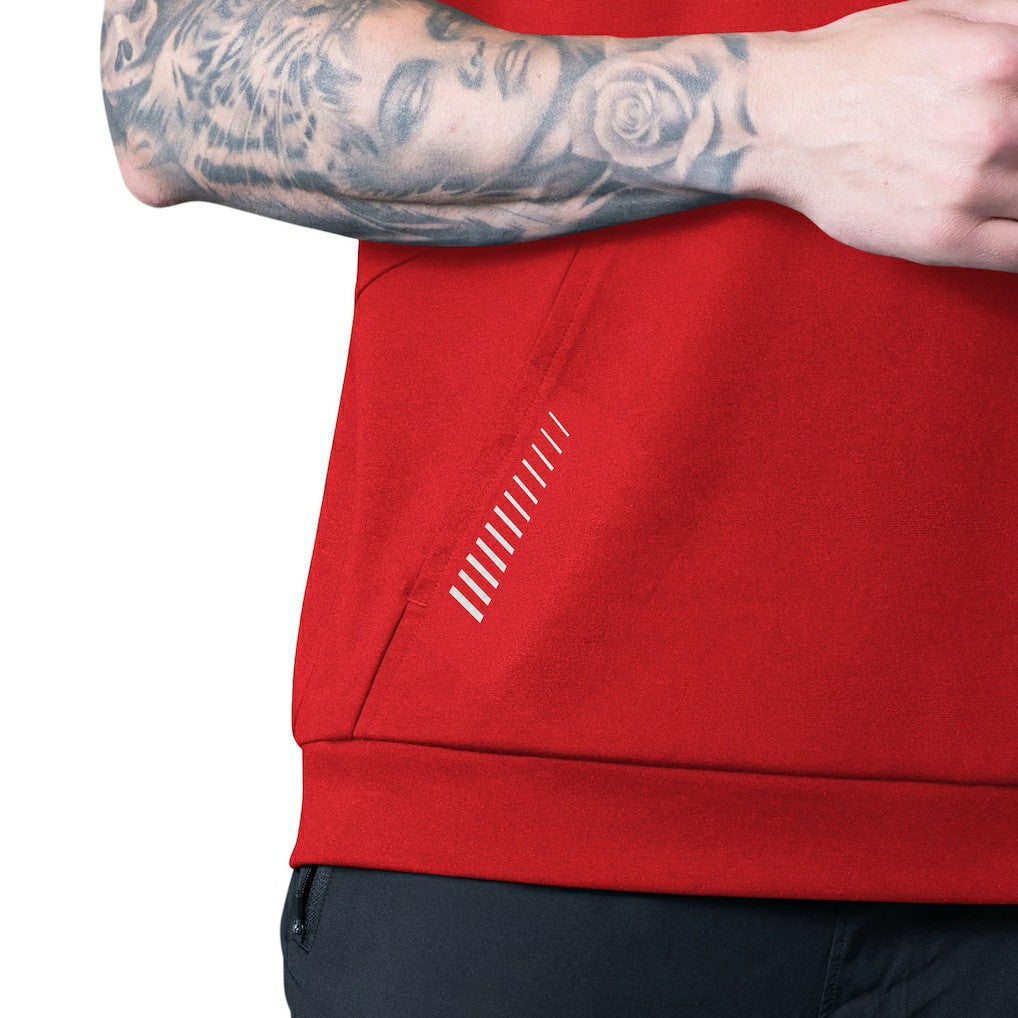 MSX by Michael Strahan Tri-Blend Rebound Sleeveless Hoodie - Kansas City Chiefs