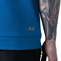 MSX by Michael Strahan Tri-Blend Rebound Sleeveless Hoodie - Detroit Lions