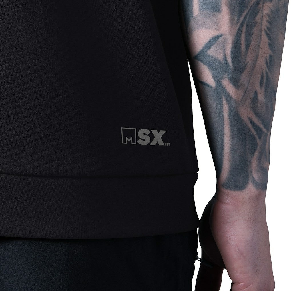 MSX by Michael Strahan Tri-Blend Rebound Sleeveless Hoodie - Pittsburgh Steelers