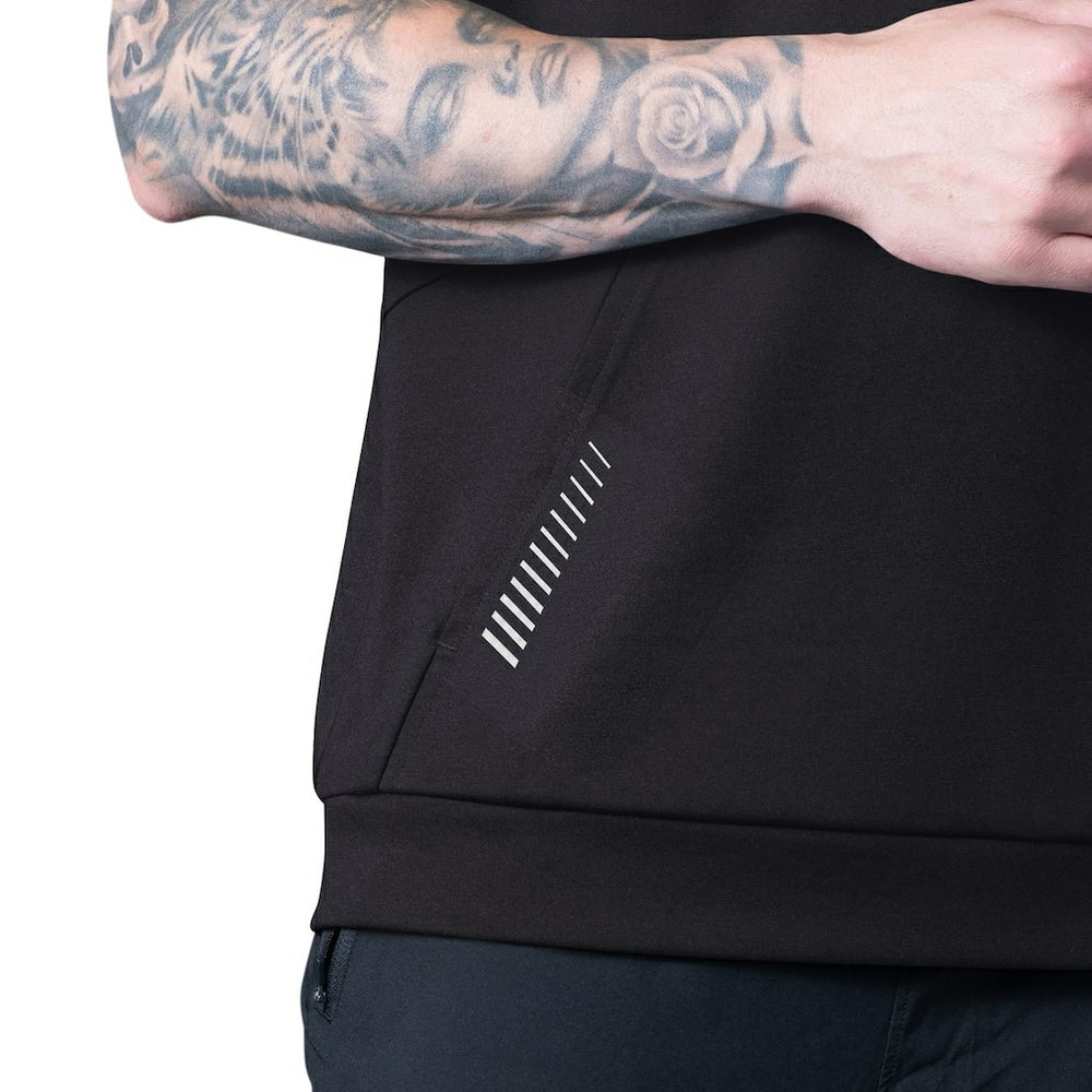 MSX by Michael Strahan Tri-Blend Rebound Sleeveless Hoodie - Las Vegas Raiders